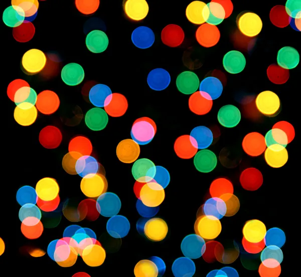 Luzes circulares coloridas desfocadas — Fotografia de Stock