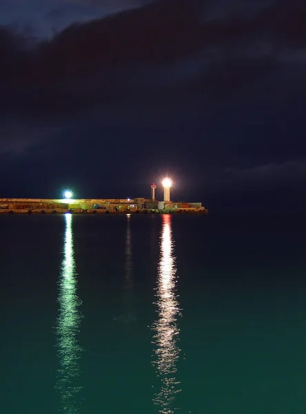 A jaltai világítótorony Stock Kép
