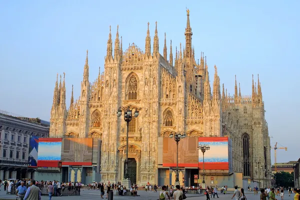 Catedral de Milán (Duomo) — Foto de Stock