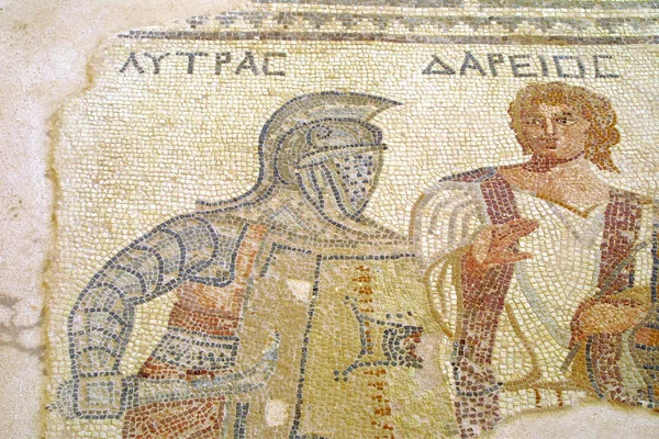 Fragment of ancient mosaic — Stock Photo, Image