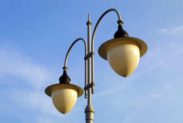 Lampade sul lampione — Foto Stock
