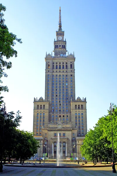 Palace of Culture and Science — Stock Photo, Image