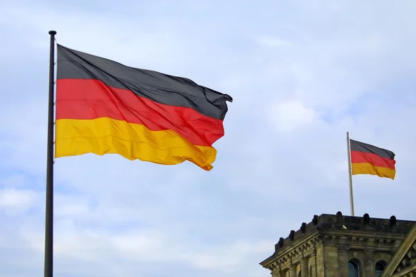 Almanya Ulusal Bayrağı — Stok fotoğraf
