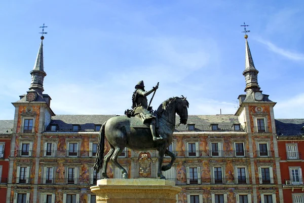 Plaza Mayor v Madridu — Stock fotografie