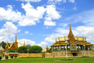 Grand Palace in Pnom Penh clipart