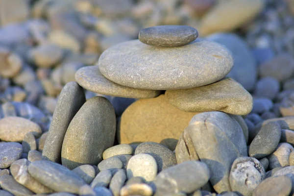 Pebble stones on the beach — Stock Photo, Image