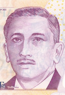 Singapur başkanı portresi