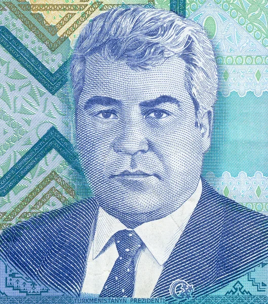 stock image Portrait of Turkmenistan President
