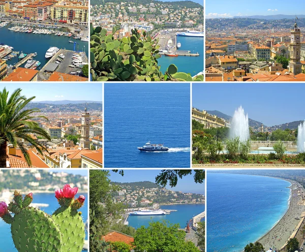 Collage de Niza-ciudad fotos —  Fotos de Stock