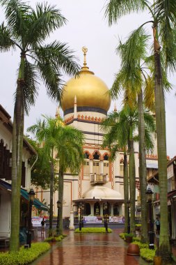 Sultan Mosque in Singapore clipart