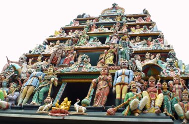 Sculptures of Hindu Temple clipart