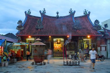 Chinese temple in GeorgeTown, Malaysia clipart