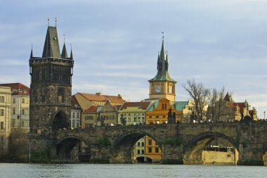 Charles Bridge in Prague clipart