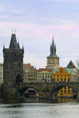 Charles Bridge in Prague clipart