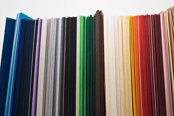 Gekleurde papieren — Stockfoto