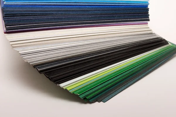 Färgade papper — Stockfoto