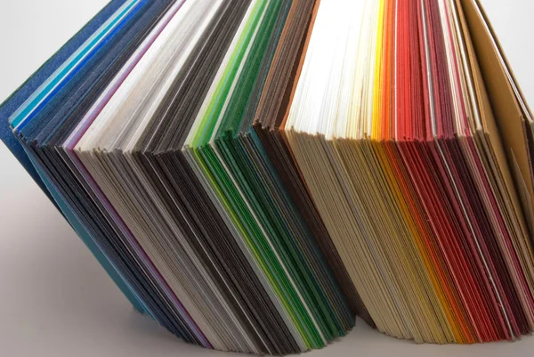 Farbige Papiere — Stockfoto