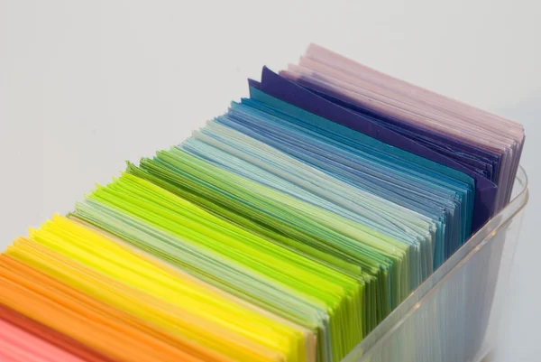 Çeşitli renk kağıt — Stok fotoğraf