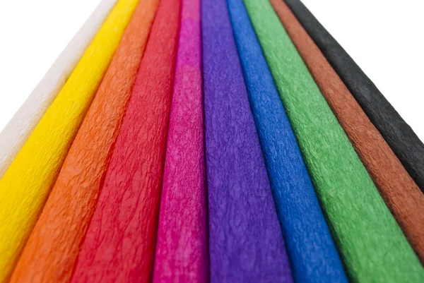 Çeşitli renk kağıt — Stok fotoğraf