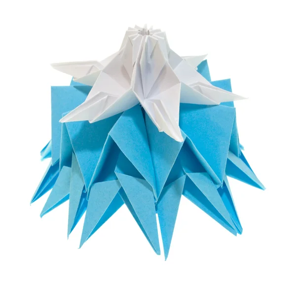 Copos de nieve de origami — Foto de Stock