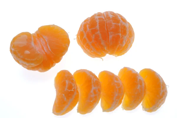 Grup segmen dari suatu tangerine — Stok Foto