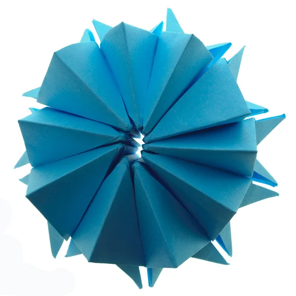 Origami snöflinga — Stockfoto