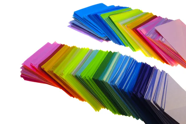 様々 な色の紙 — ストック写真