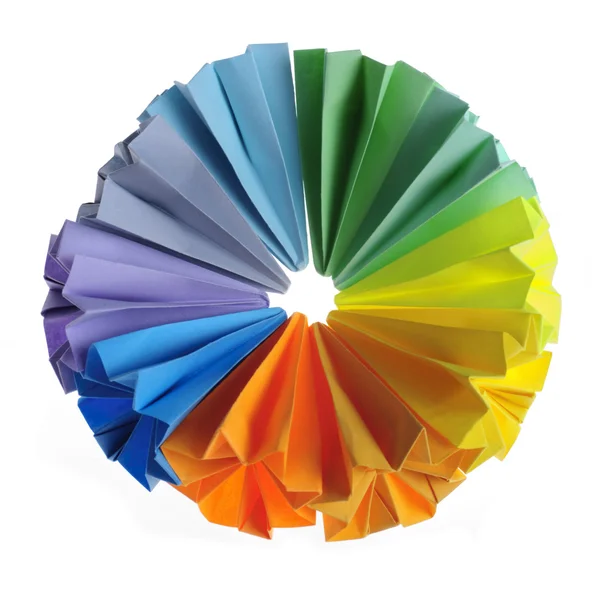 Unità origami colorate — Foto Stock