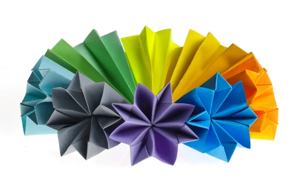 Kolorowe origami jednostki — Zdjęcie stockowe