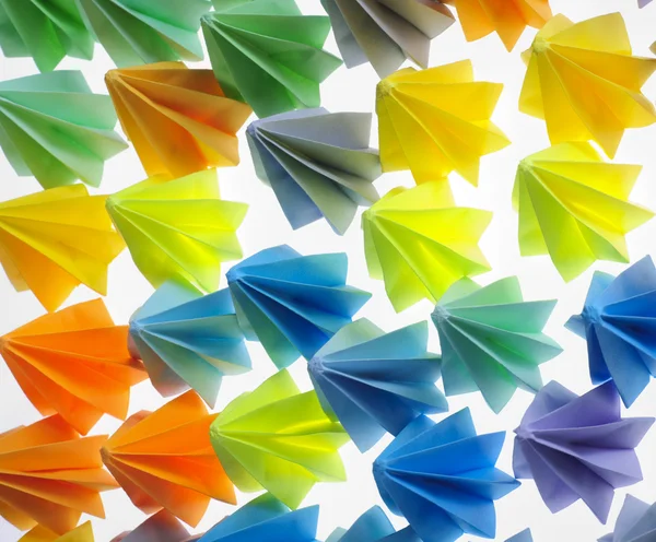 Kolorowe origami jednostki — Zdjęcie stockowe