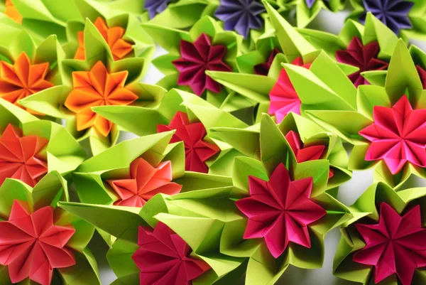 Origami gäng — Stockfoto