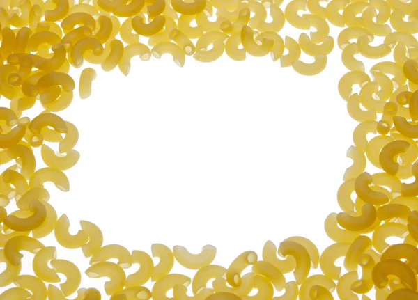 Харчова рамка макарони — стокове фото