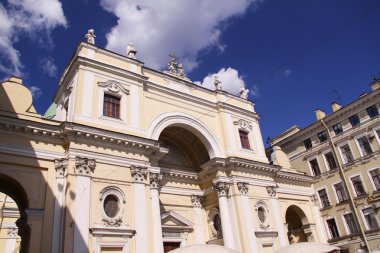 Rusya. Saint-petersburg. Şehir Manzaralı