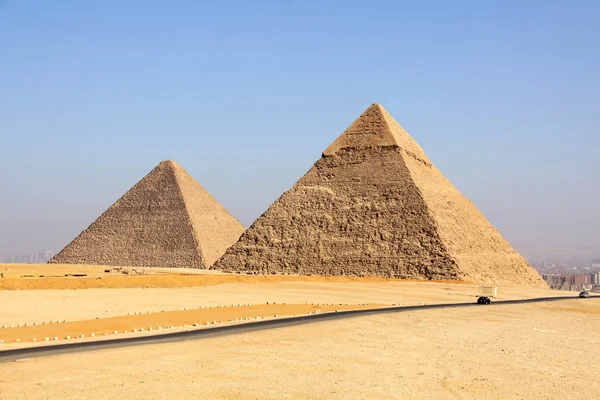 Пирамиды Гизы — стоковое фото