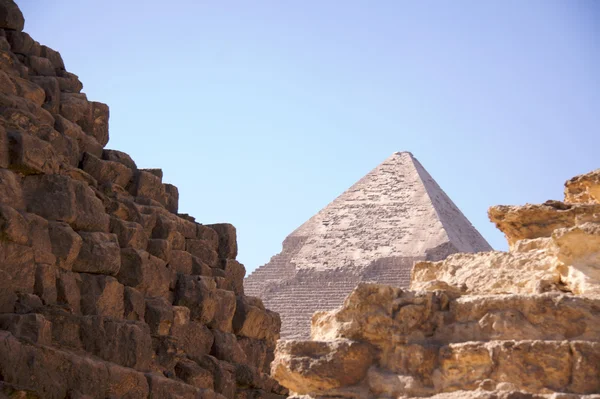 Пирамиды Гизы — стоковое фото