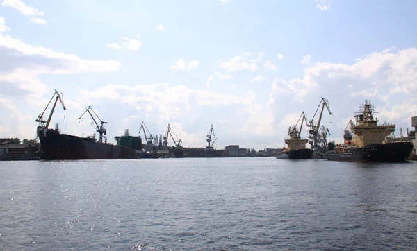 Docks en Russie — Photo