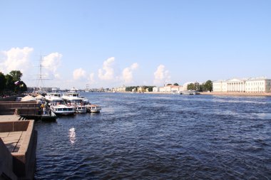 Rusya. Saint-petersburg. Şehir Manzaralı