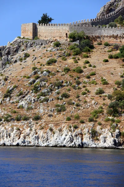 Ściana osłonowa Alanya — Zdjęcie stockowe