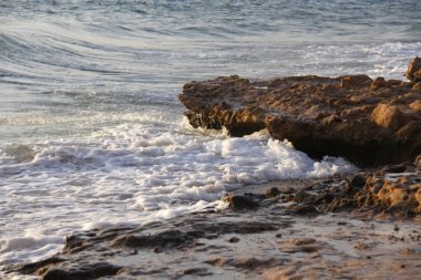 Kızıldeniz, günbatımı, dalgalar