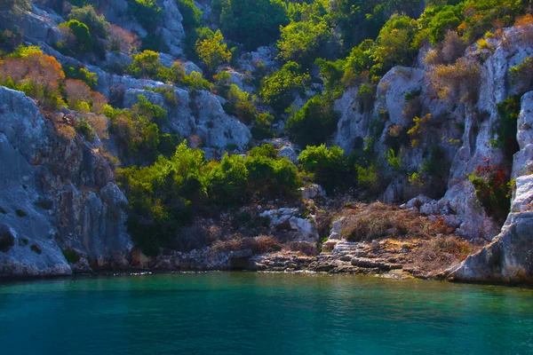 Schöne Bucht in der Nähe von Marmaris in der Türkei — Stockfoto