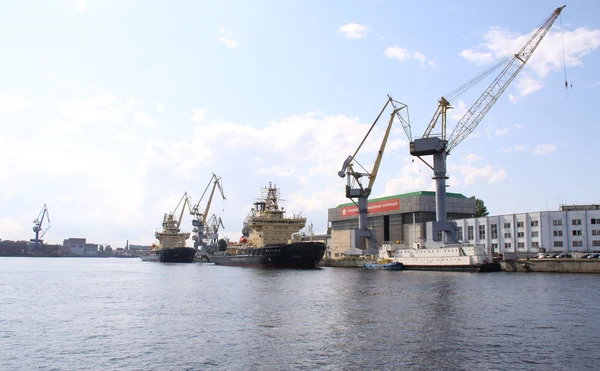Docks en Russie — Photo