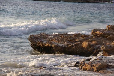 Kızıldeniz, günbatımı, dalgalar