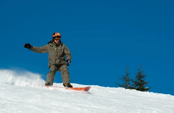 Snowboarder — Stok Foto