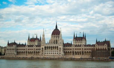 Hungarian parliament in Budapest clipart