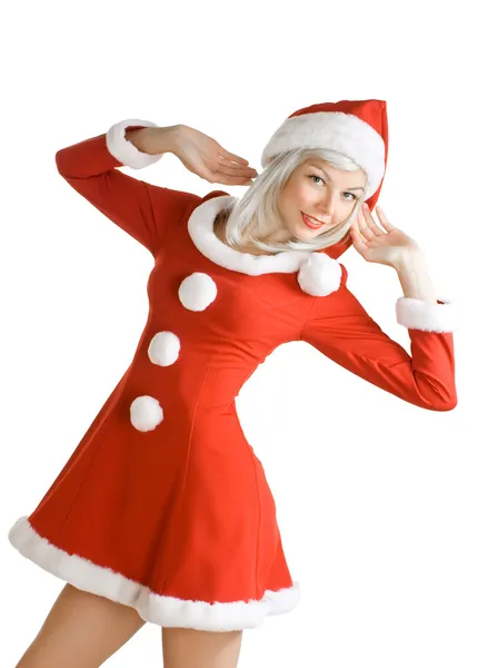 Christmas beauty girl — Stock Photo, Image