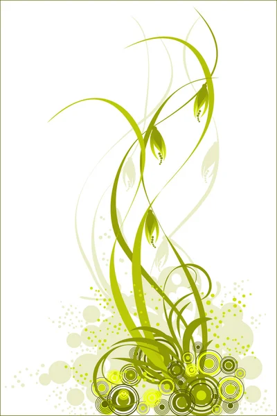緑の草のベクトル図 — ストックベクタ