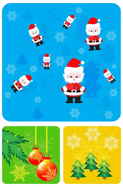 Set elements for Christmas design — Stock Vector