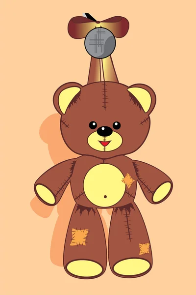 Teddy, yumuşak oyuncaklar. vektör — Stok Vektör