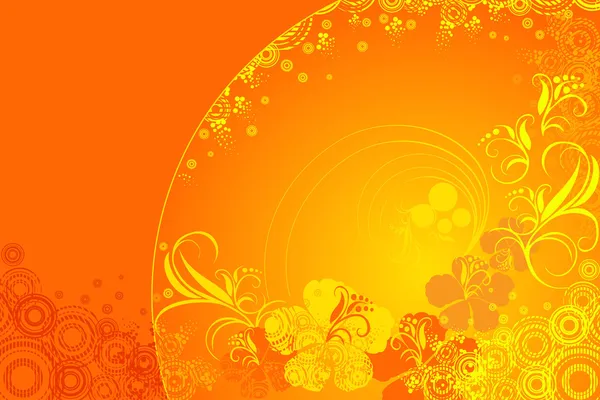 Hibiscus çiçek vektör çizim — Stok Vektör