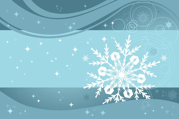 Jul bakgrund blå — Stock vektor